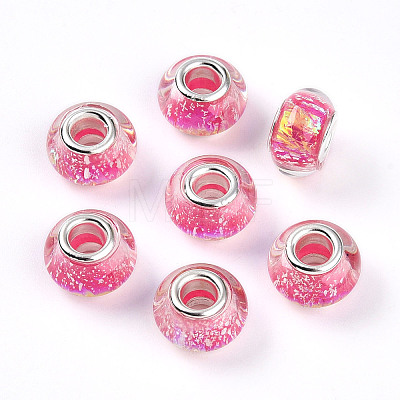 Drawbench Resin European Large Hole Beads DACR-S011-03-1