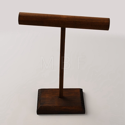T-Bar Wood Bracelet Organizer Display Stands BDIS-WH0011-09C-1