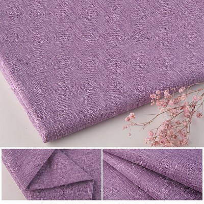 Polyester Imitation Linen Fabric DIY-WH0199-16H-1