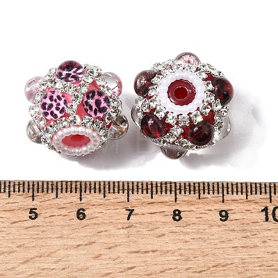 Acrylic Rhinetsone Beads MACR-K002-01-1