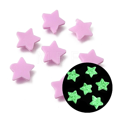 Luminous Handmade Polymer Clay Cabochons PY-CBA5A20-14F-1