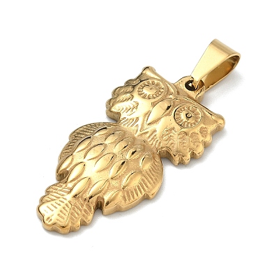 304 Stainless Steel Pendants STAS-F336-09G-01-1