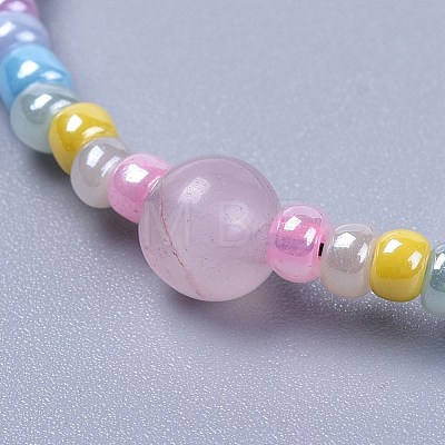 Adjustable Nylon Thread Kid Braided Beads Bracelets BJEW-JB04371-01-1