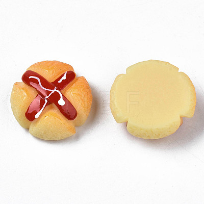 Opaque Epoxy Resin Cabochons CRES-S358-41-1