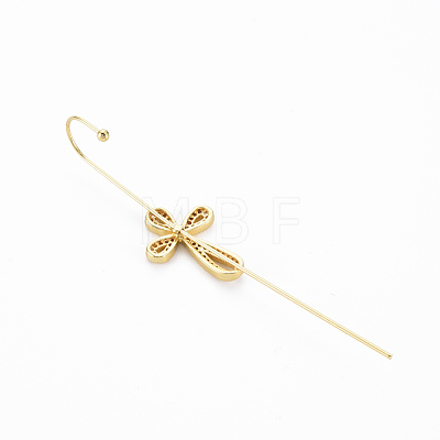 Bowknot Stud Earring EJEW-N099-016-NF-1