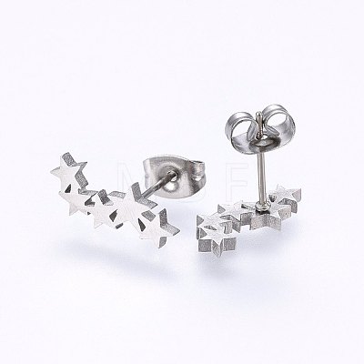 304 Stainless Steel Jewelry Sets SJEW-O090-16P-1