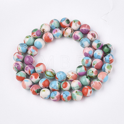 Synthetic Gemstone Beads Strands G-T123-01A-1