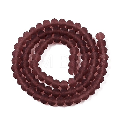 Transparent Glass Beads Strands LS-EGLA-A044-T6mm-MD13-1