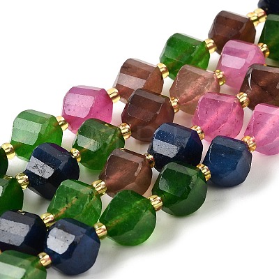 Natural Quartz Dyed Beads Strands G-U023-A02-11-1