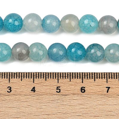 Natural Agate Beads Strands G-J361-01-8mm-1