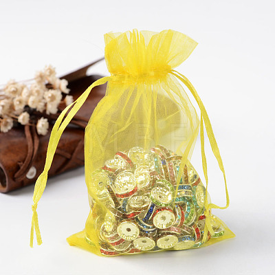 Organza Gift Bags with Drawstring OP-R016-10x15cm-16-1