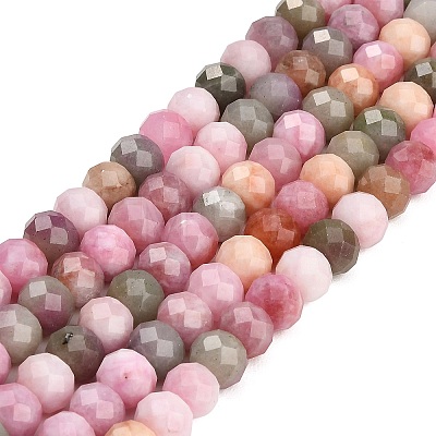 Faceted Dyed Natural White Jade Beads Strands GG-CBAE966-01B-J-1