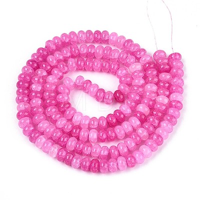 Glass Beads Strands GLAA-N059-5x8mm-25-1