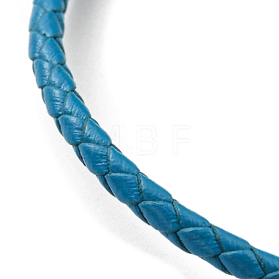 Leather Braided Cord Bracelets BJEW-G675-06G-13-1