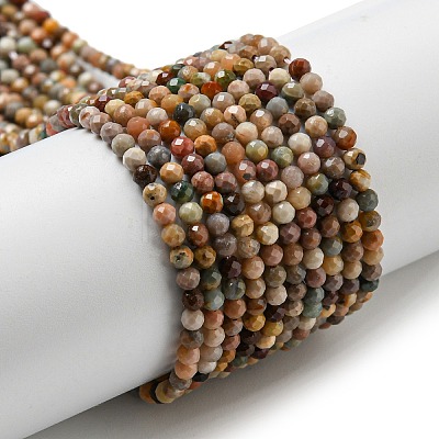 Natural Agate Beads Strands G-G991-A03-B-1