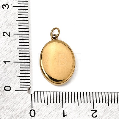 Printed 304 Stainless Steel Pendants SA-CBACFAA-02G-1