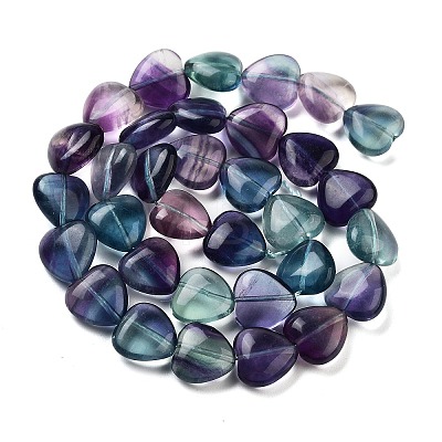 Natural Colorful Fluorite Beads Strands G-H051-A01-01-1