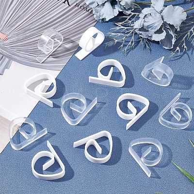 Gorgecraft 28Pcs 2 Colors Plastic Tablecloth Clips AJEW-GF0007-22-1