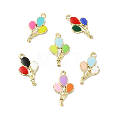 Alloy Enamel Pendants ENAM-B050-10G-1