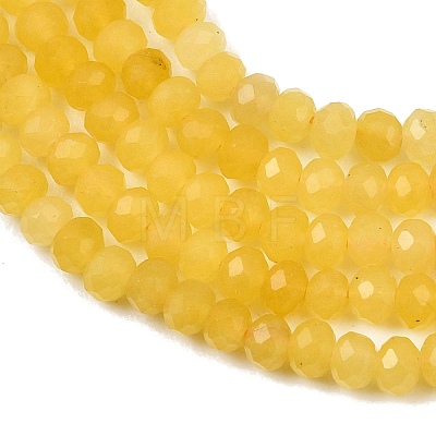 Dyed Natural Whie Jade Beads Strands GG-CBAF9EE-A22-3x4mm-1