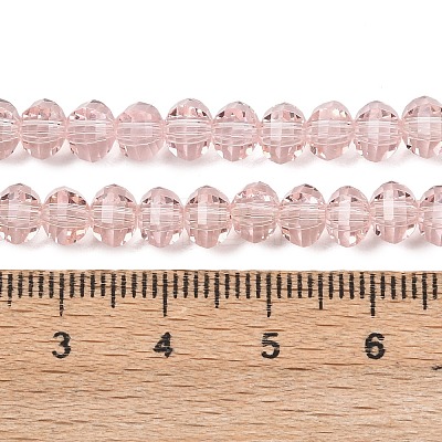 Transparent Glass Beads Strands GLAA-G125-01A-02-1