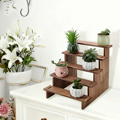 5-Tier Assemble Wood Display Riser Stands ODIS-WH0095-019A-1