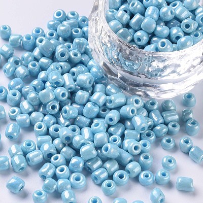 6/0 Glass Seed Beads SEED-US0003-4mm-123-1