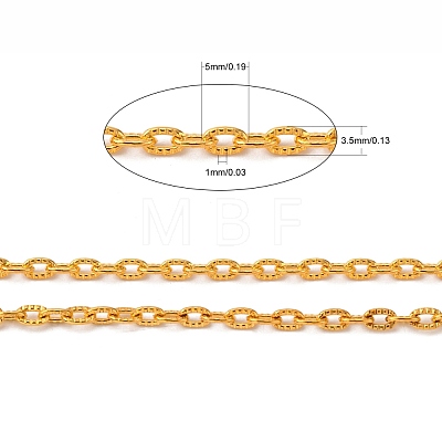 Iron Textured Cable Chains CH-S065-G-LF-1