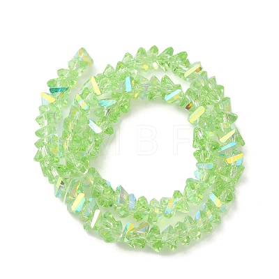 Transparent Glass Beads Strands EGLA-P061-04B-AB03-1