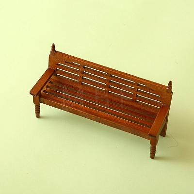 Wood Backrest Bench Decoration PW-WGF4E03-01-1