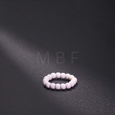 Synthetic Turquoise Stretchy Finger Rings FS-WG01730-26-1