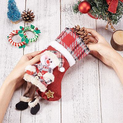 Christmas Theme Non-woven Fabrics Bags ABAG-TAC0005-03A-1