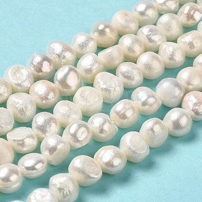 Natural Cultured Freshwater Pearl Beads Strands PEAR-E017-18-1