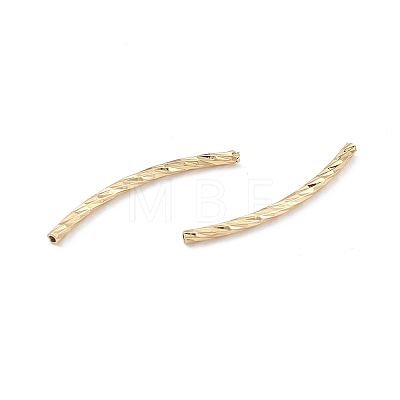 Rack Plating Brass Tube Beads KK-L155-43G-1