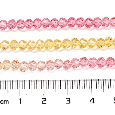 Transparent Painted Glass Beads Strands LS-DGLA-A034-T3mm-A07-1