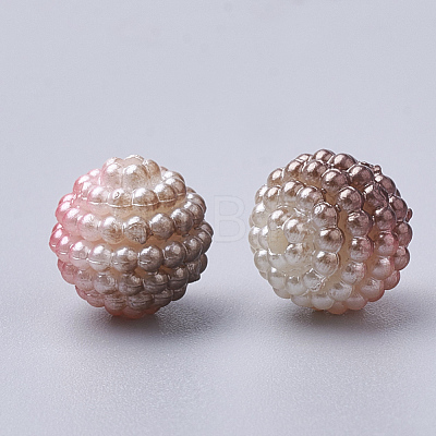 Imitation Pearl Acrylic Beads OACR-T004-10mm-19-1