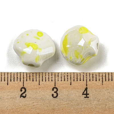 Shell Shape Handmade Porcelain Beads PORC-E022-01C-1