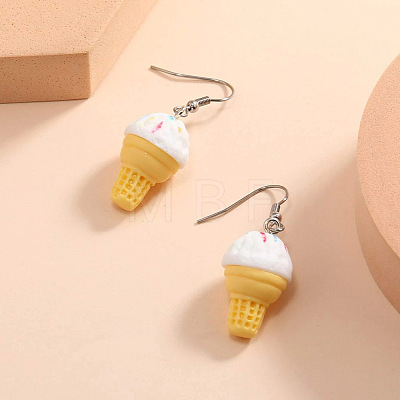 Alloy Food Model Dangle Earrings PW-WG867B3-02-1