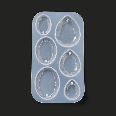 DIY Teardrop Pendant Silicone Molds DIY-G079-02-1