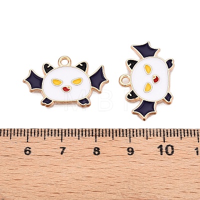 Halloween Theme Alloy Enamel Pendants ENAM-T020-07E-1