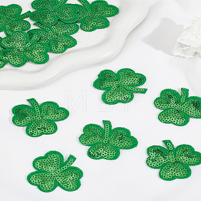 12Pcs Polyester Embroidery Sew on Appliques PATC-LP0001-19-1