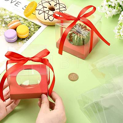 Square PET & Paper Bakery Box CON-FZC0002-004E-1