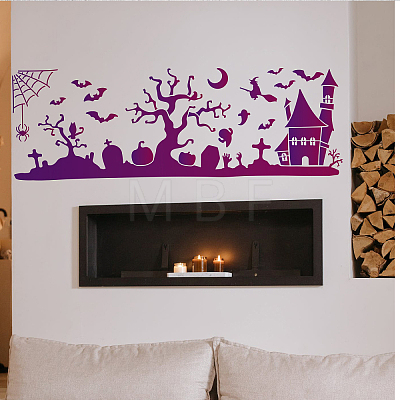 US 1 Set PET Hollow Out Drawing Painting Stencils DIY-MA0001-38B-1