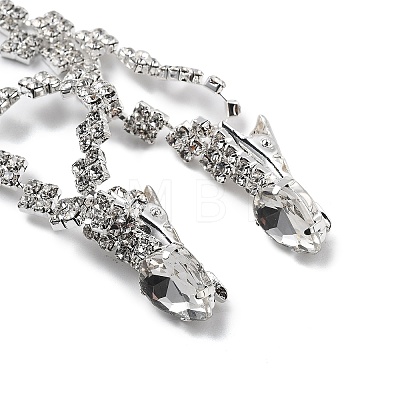 Alloy Rhinestone Hair Chain LS-OHAR-M044-02B-S-1