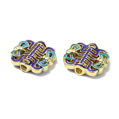 Handmade Cloisonne Beads KK-M282-01G-04-1