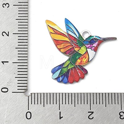 Printed 304 Stainless Steel Pendants X-STAS-U056-02P-1