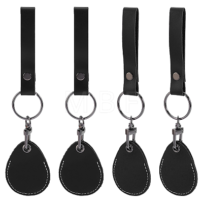 Leather Keychains KEYC-WH0038-75-1