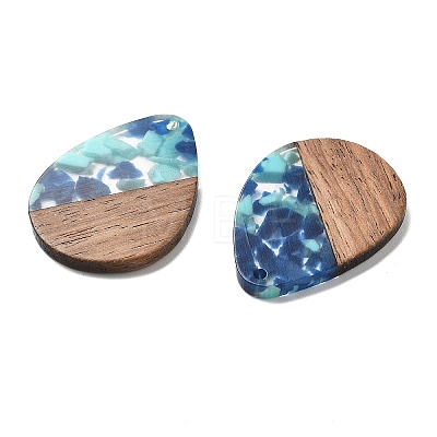 Resin and Walnut Pendants FIND-R051-04A-1