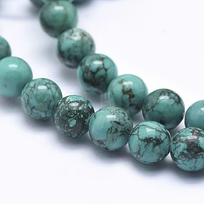 Natural Turquoise Beads Strands X-TURQ-G148-06-6mm-1