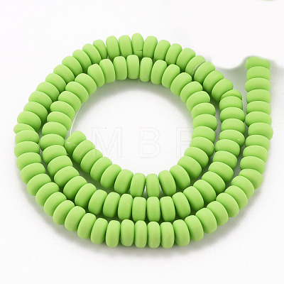 Handmade Polymer Clay Beads Strands CLAY-N008-008O-1